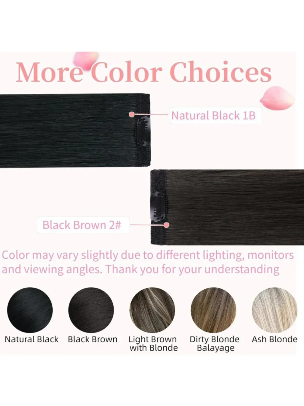 6PCS Clip-In Real Human Hair Extensions 10'' | Seamless Mini Hairpieces for